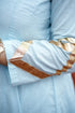 Sky Blue Gota Work Anarkali Set with Dupatta